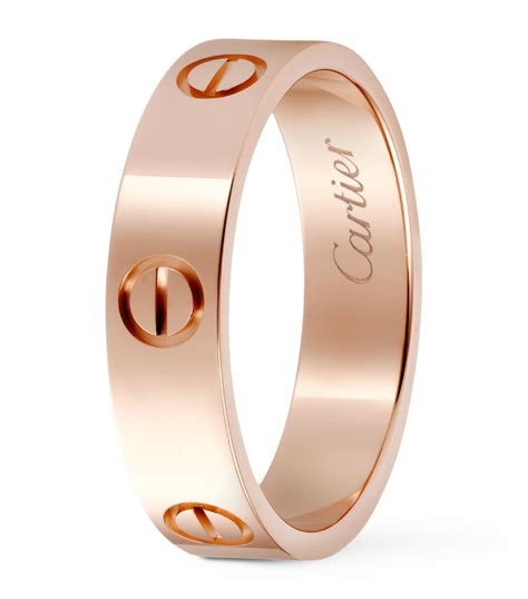 rose gold love ring cartier|cartier love interlocking ring.